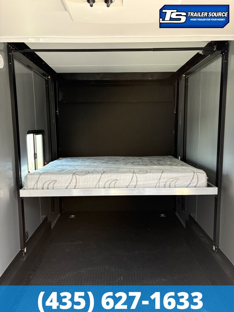7.5x16 Look Moab Enclosed Cargo Trailer - 7'6" Interior - 10K GVWR - .080 PolyCor, Air Conditioner(s), Black Out Package