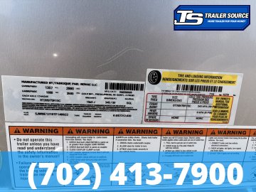 6x12 Look ST DLX Enclosed Cargo Trailer - 6'6" Interior - 3.5K GVWR - 16" Cross Member Upgrade, Torsion Axles