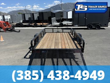 6x12 Sure-Trac Tube Top Utility Trailer - 3.5K GVWR - Ramp Gate