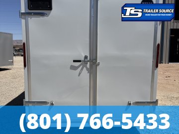 7x14 Wells Cargo FastTrac Enclosed Cargo Trailer - 7'0" Interior - 7K GVWR - .080 PolyCor, Barn Doors