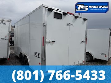 8.5x16 Alcom Aluminum EZ Hauler XLT Auto Trailer - 7'0" Interior - 7K GVWR -