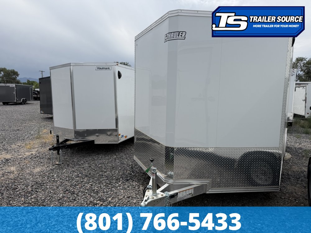8.5x16 Alcom Aluminum EZ Hauler XLT Auto Trailer - 7'0" Interior - 7K GVWR -