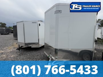 8.5x16 Alcom Aluminum EZ Hauler XLT Auto Trailer - 7'0" Interior - 7K GVWR -