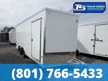 8.5x16 Alcom Aluminum EZ Hauler XLT Auto Trailer - 7'0" Interior - 7K GVWR -