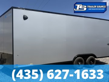 8.5x20 Look Element SE Enclosed Cargo Trailer - 7'6" Interior - 10K GVWR - .080 PolyCor, Black Out Package, Rear Spoiler w/ Load Lights, Wide Body w/ Drive Over Fenders