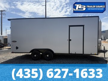 8.5x20 Look Element SE Enclosed Cargo Trailer - 7'6" Interior - 10K GVWR - .080 PolyCor, Black Out Package, Rear Spoiler w/ Load Lights, Wide Body w/ Drive Over Fenders