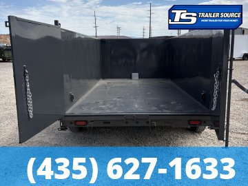 7x16 Lamar DT Dump Trailer - 48" Sides - 14K GVWR - Telescopic