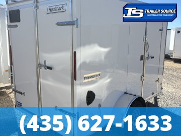 6x10 Haulmark Passport Enclosed Cargo Trailer - 6'6" Interior - 3.5K GVWR - Barn Doors