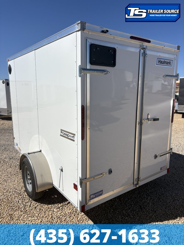 6x10 Haulmark Passport Enclosed Cargo Trailer - 6'6" Interior - 3.5K GVWR - Barn Doors