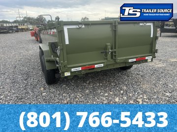7x14 Horizon LZ7 Dump Trailer - 14K GVWR - .080 PolyCor, 2 Tone Color, Telescopic