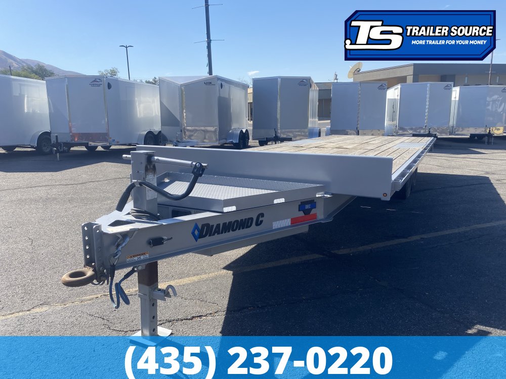 8.5x24 Diamond C DEC 207 Equipment Trailer - 15.5K GVWR -