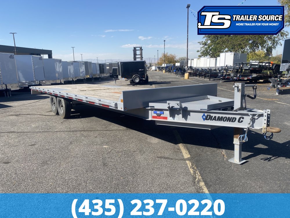 8.5x24 Diamond C DEC 207 Equipment Trailer - 15.5K GVWR -