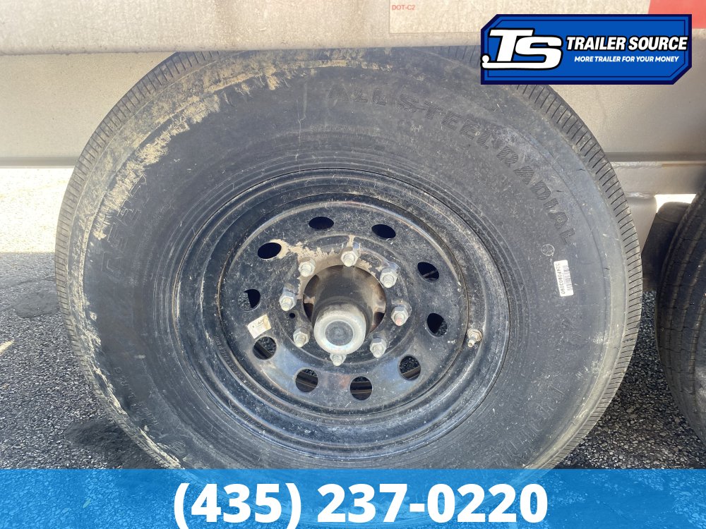 8.5x24 Diamond C DEC 207 Equipment Trailer - 15.5K GVWR -