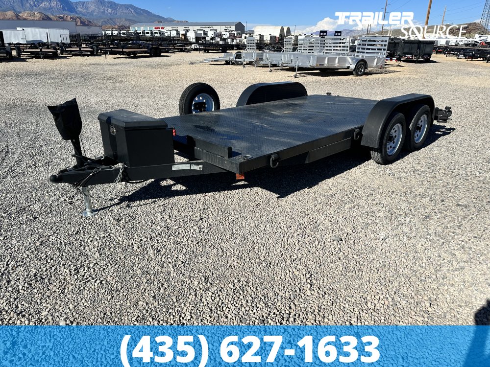 7x16 One Stop Flatbed Car Hauler