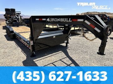 7x28 IronBull TLG Gooseneck 21K Tilt