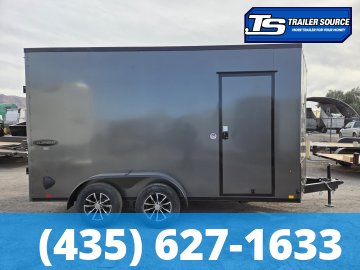 7x14 Look Element SE Enclosed Cargo Trailer - 7'0" Interior - 7K GVWR Alloy Wheels, Black Out Package, Screwless Exterior