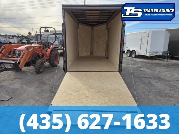 7x14 Look Element SE Enclosed Cargo Trailer - 7'0" Interior - 7K GVWR Alloy Wheels, Black Out Package, Screwless Exterior