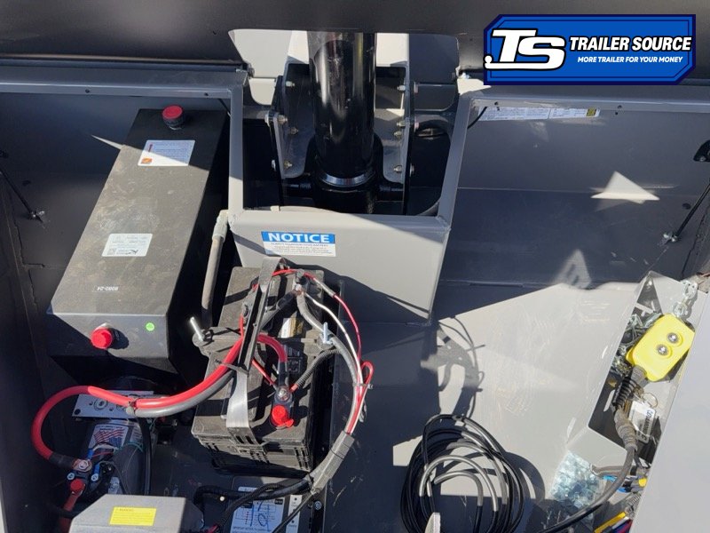 7x14 Diamond C LPT 207 Dump Trailer - 32" Sides - 15.5K GVWR - 14 Ply Tires, Long Arm Tarp