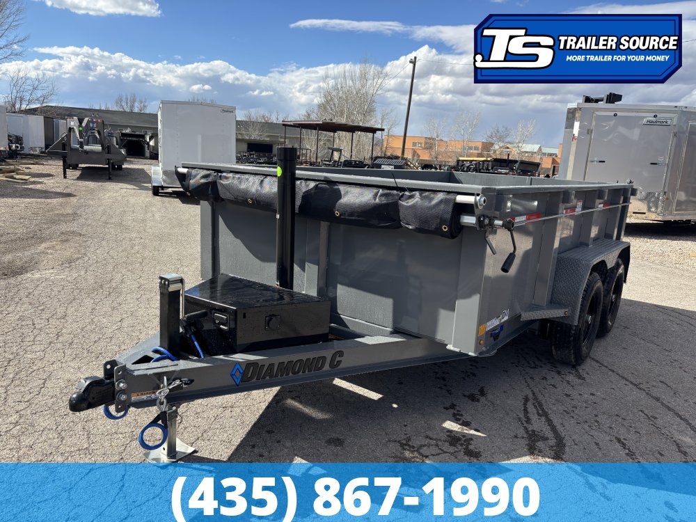 Diamond C MDT 206 6.5x12 ft Dump Trailer 32" Sides 10K GVWR