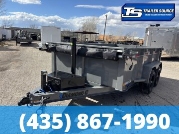 Diamond C MDT 206 6.5x12 ft Dump Trailer 32" Sides 10K GVWR