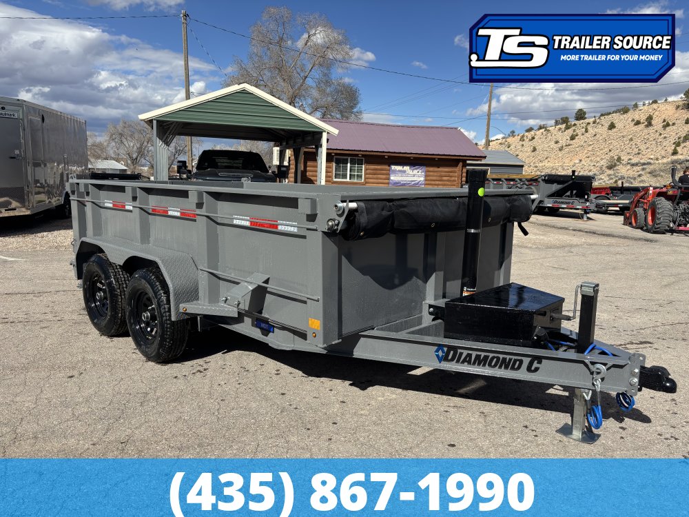 Diamond C MDT 206 6.5x12 ft Dump Trailer 32" Sides 10K GVWR