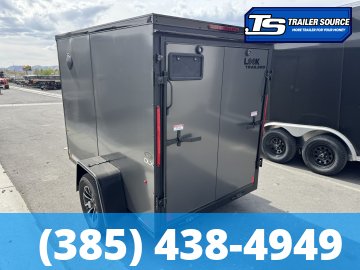 5x8 Look ST DLX Enclosed Cargo Trailer - 5'6" Interior - 3.5K GVWR - .080 PolyCor, Alloy Wheels, Black Out Package