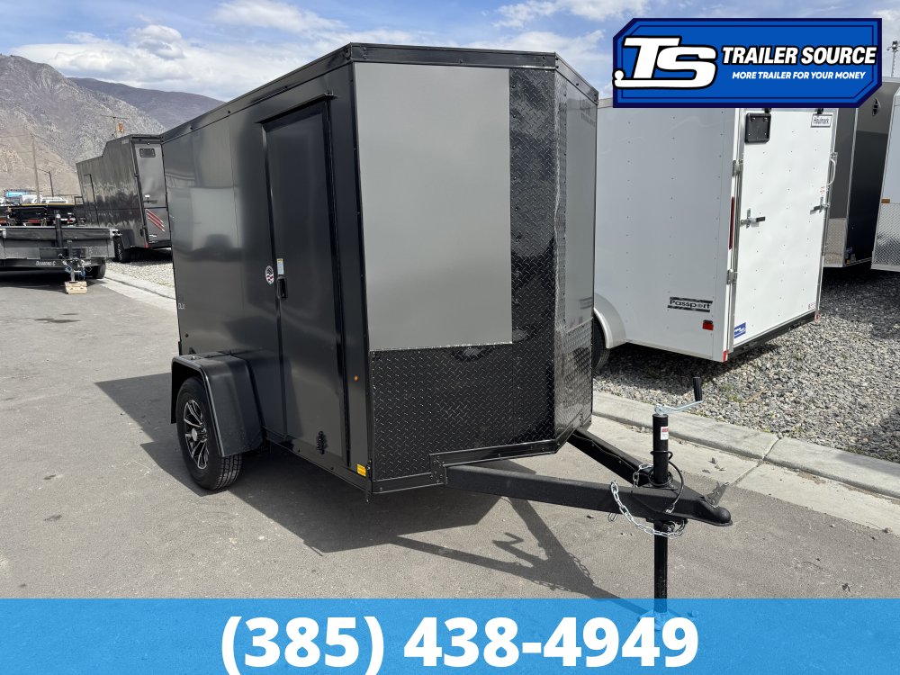 5x8 Look ST DLX Enclosed Cargo Trailer - 5'6" Interior - 3.5K GVWR - .080 PolyCor, Alloy Wheels, Black Out Package