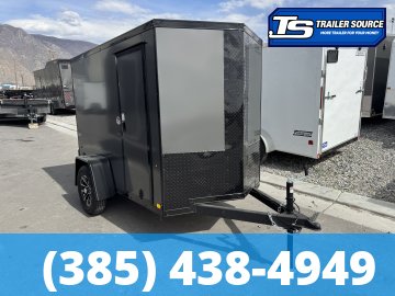5x8 Look ST DLX Enclosed Cargo Trailer - 5'6" Interior - 3.5K GVWR - .080 PolyCor, Alloy Wheels, Black Out Package