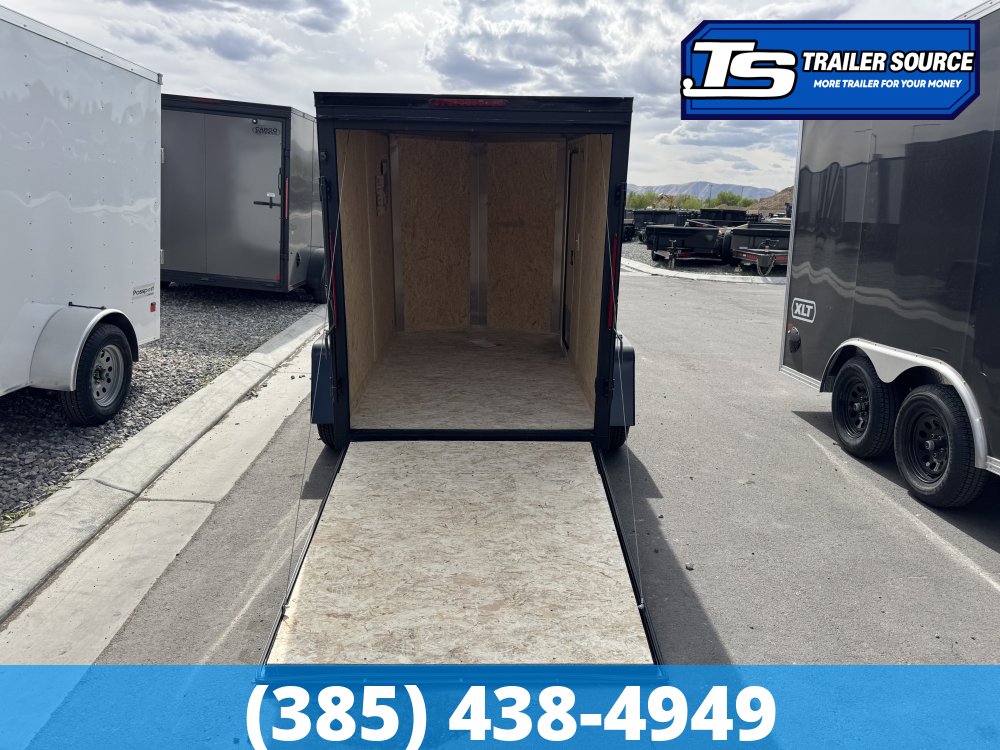 5x8 Look ST DLX Enclosed Cargo Trailer - 5'6" Interior - 3.5K GVWR - .080 PolyCor, Alloy Wheels, Black Out Package