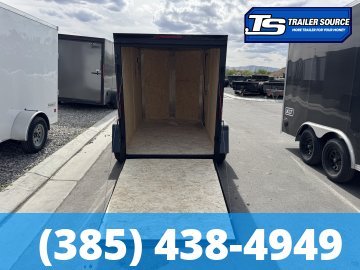 5x8 Look ST DLX Enclosed Cargo Trailer - 5'6" Interior - 3.5K GVWR - .080 PolyCor, Alloy Wheels, Black Out Package