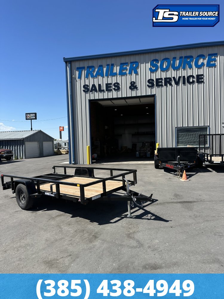6x12 Sure-Trac Tube Top Utility Trailer - 3.5K GVWR - Ramp Gate