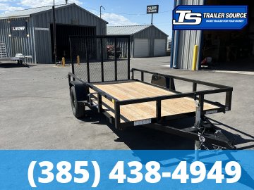 6x12 Sure-Trac Tube Top Utility Trailer - 3.5K GVWR - Ramp Gate