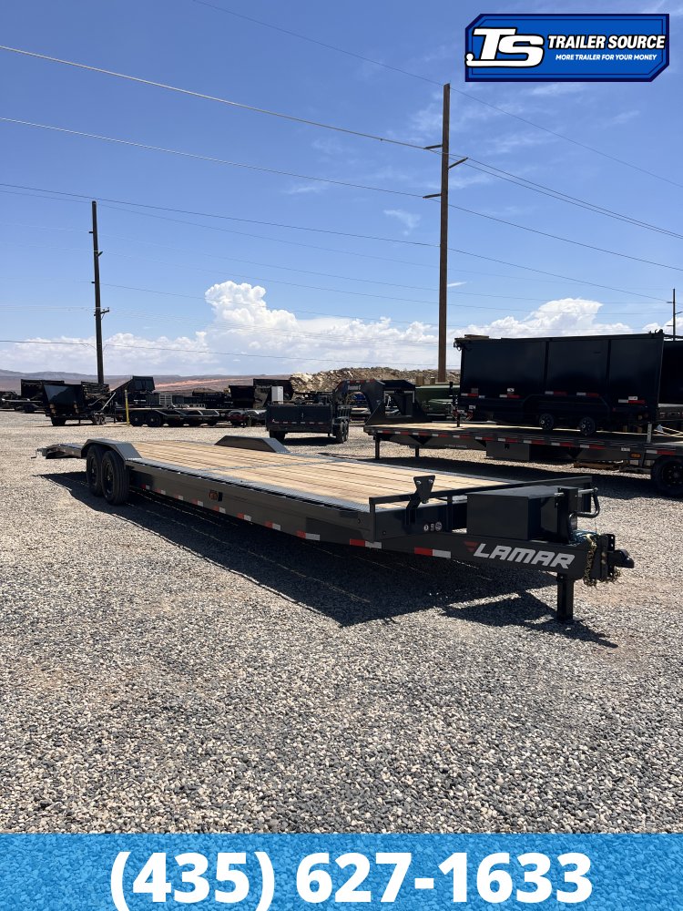 8.5x36 Lamar H8 Wide Body w/ Drive Over fenders Equipment Trailer - 14K GVWR - 14 Ply Tires