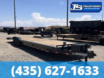 8.5x36 Lamar H8 Wide Body w/ Drive Over fenders Equipment Trailer - 14K GVWR - 14 Ply Tires
