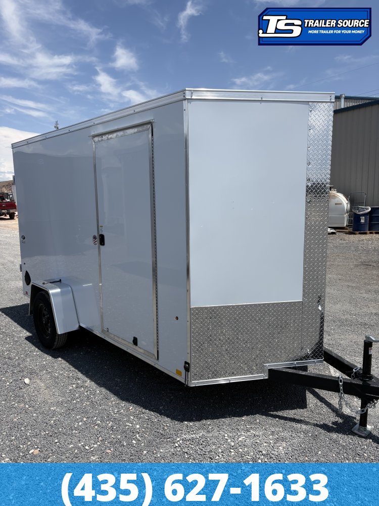 6x12 Look ST DLX Enclosed Cargo Trailer - 6'6" Interior - 3.5K GVWR - .080 PolyCor, Barn Doors
