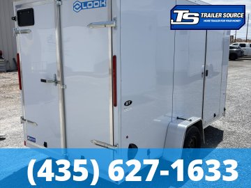 6x12 Look ST DLX Enclosed Cargo Trailer - 6'6" Interior - 3.5K GVWR - .080 PolyCor, Barn Doors