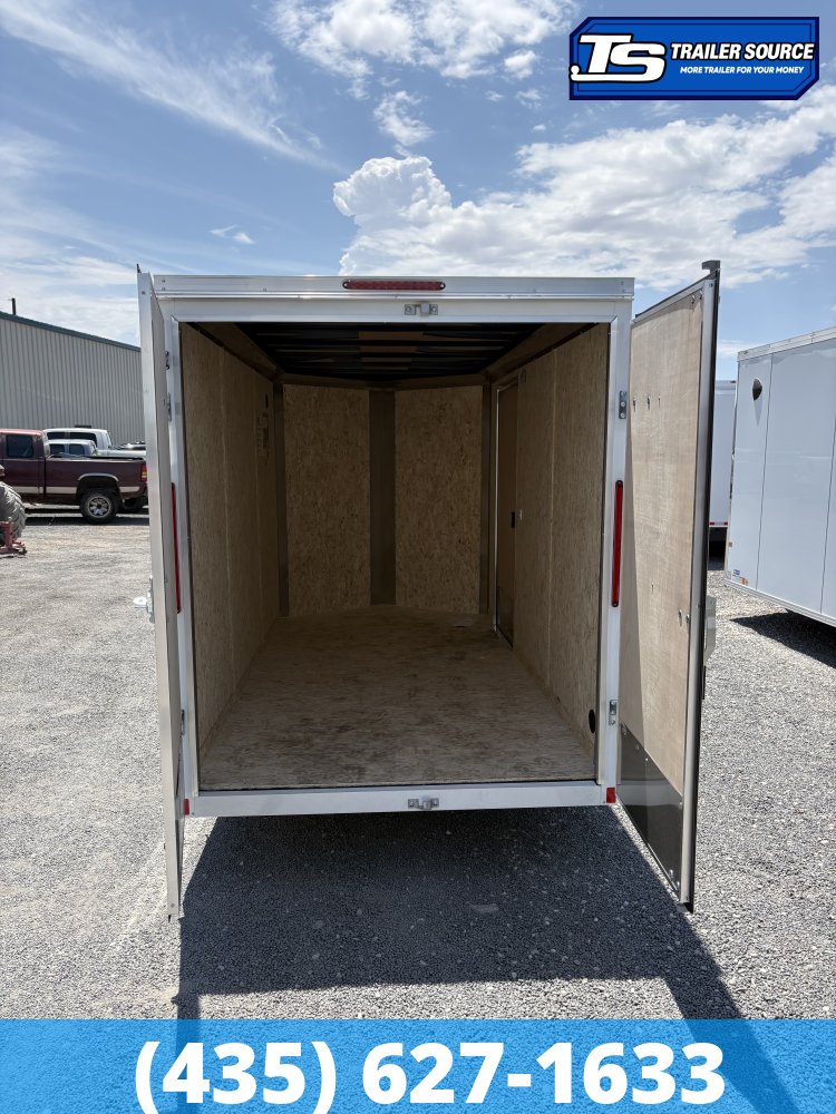 6x12 Look ST DLX Enclosed Cargo Trailer - 6'6" Interior - 3.5K GVWR - .080 PolyCor, Barn Doors