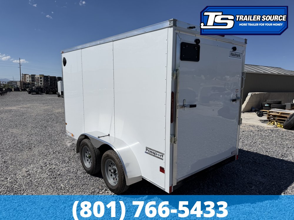 6x12 Haulmark Passport Enclosed Cargo Trailer - 6'6" Interior - 7K GVWR - .080 PolyCor