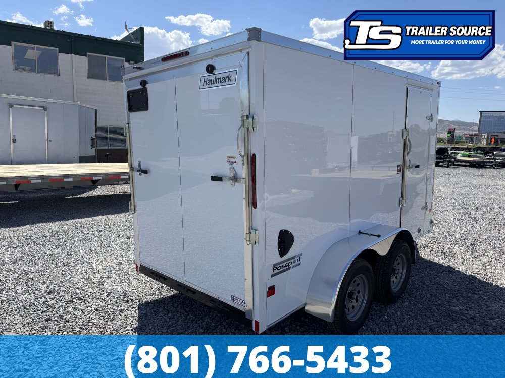 6x12 Haulmark Passport Enclosed Cargo Trailer - 6'6" Interior - 7K GVWR - .080 PolyCor