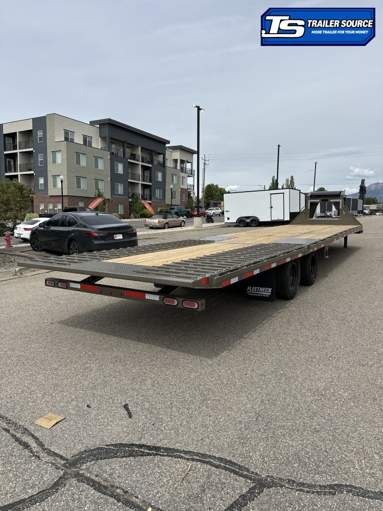8.5x35 Diamond C FMAX-HDT 212 Gooseneck Hydraulic Dovetail Equipment Trailer - 25.9K GVWR - ABS Brakes, Hydraulic Jack(s)