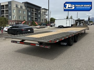 8.5x35 Diamond C FMAX-HDT 212 Gooseneck Hydraulic Dovetail Equipment Trailer - 25.9K GVWR - ABS Brakes, Hydraulic Jack(s)