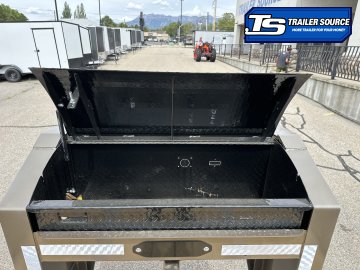 8.5x35 Diamond C FMAX-HDT 212 Gooseneck Hydraulic Dovetail Equipment Trailer - 25.9K GVWR - ABS Brakes, Hydraulic Jack(s)