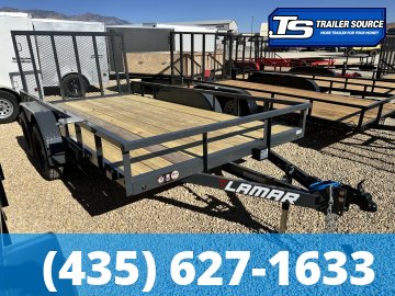 7x18 Lamar UC Tandem Axle Utility Trailer - 7K GVWR -