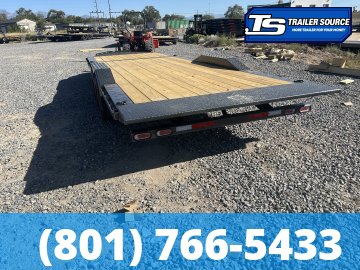 8.5x24 Diamond C HXD 208 Wide Body w/ Drive Over Fenders Tilt Trailer - 18K GVWR - 18 Ply Tires, ABS Brakes, Drive Over Wheel Boxes, Hydraulic Jack(s)