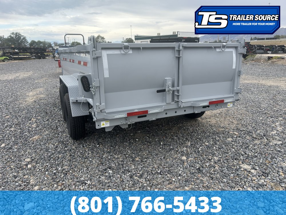 7x14 Horizon LZ7 Dump Trailer - 14K GVWR - 2 Tone Color, Telescopic