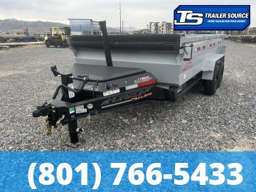 7x14 Horizon LZ7 Dump Trailer - 14K GVWR - 2 Tone Color, Telescopic
