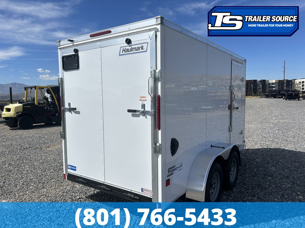 6x12 Haulmark Passport Enclosed Cargo Trailer - 6'6" Interior - 7K GVWR - .080 PolyCor