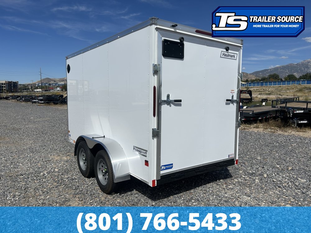6x12 Haulmark Passport Enclosed Cargo Trailer - 6'6" Interior - 7K GVWR - .080 PolyCor