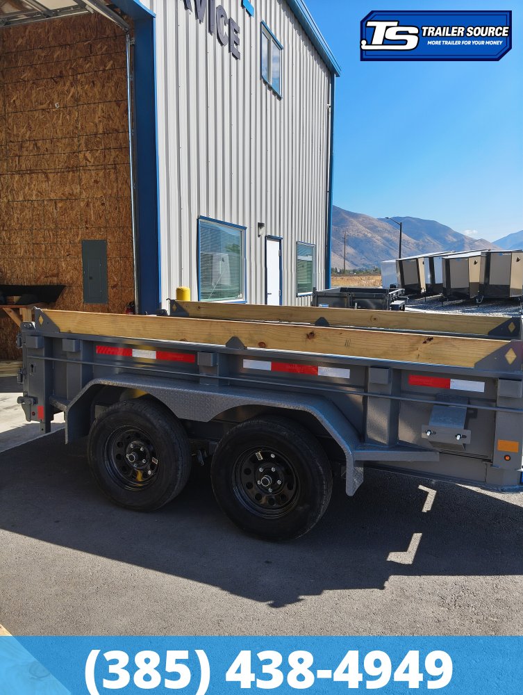 5x10 Diamond C GDT Dump Trailer - 7K GVWR - Board Brackets