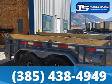 5x10 Diamond C GDT Dump Trailer - 7K GVWR - Board Brackets